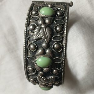 Vintage V.villani Etruscan Style Cuff Bracelet
